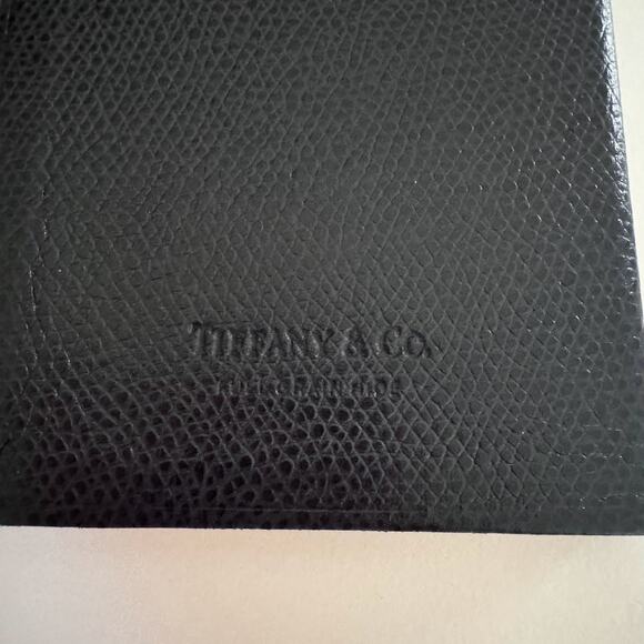 Vintage Tiffany & Co. Black Leather Address Book 5 1/4" by 3 1/4" New - Picture 4 of 6